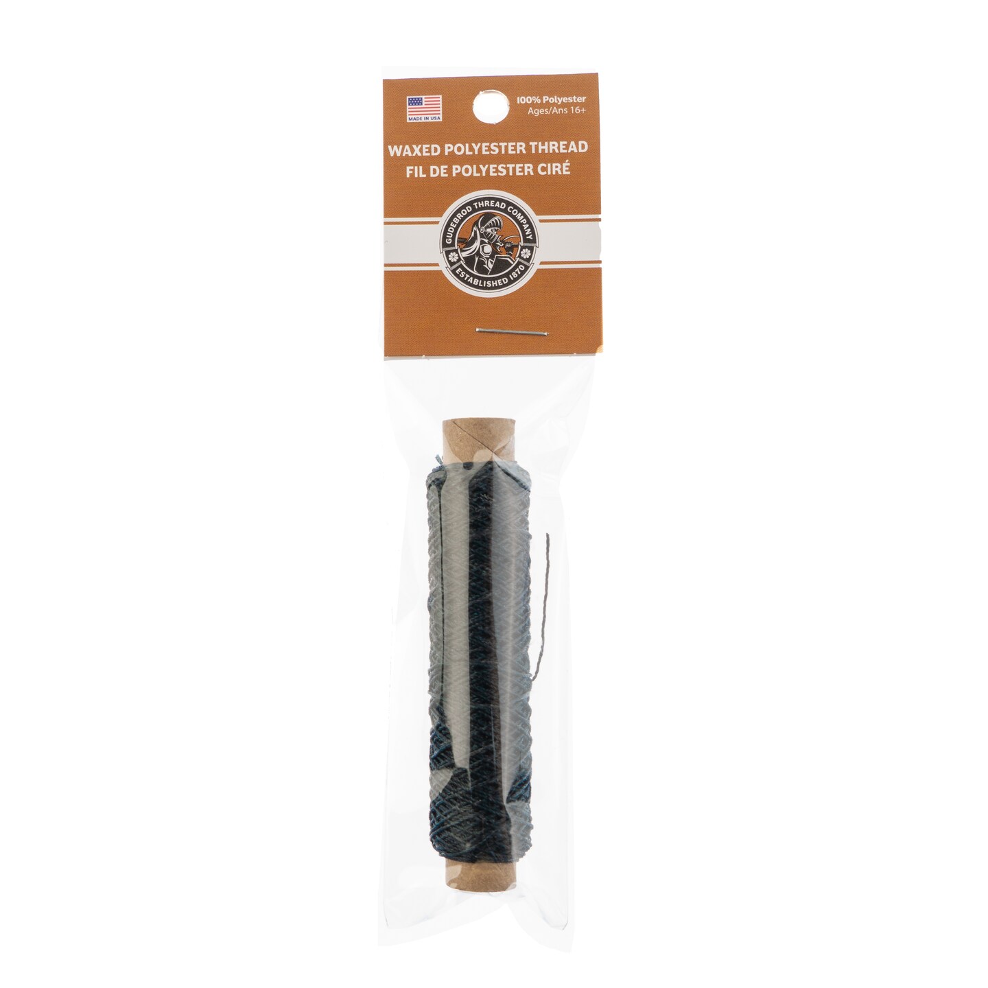Gudebrod Waxed Polyester Thread 25yd. | Made in USA