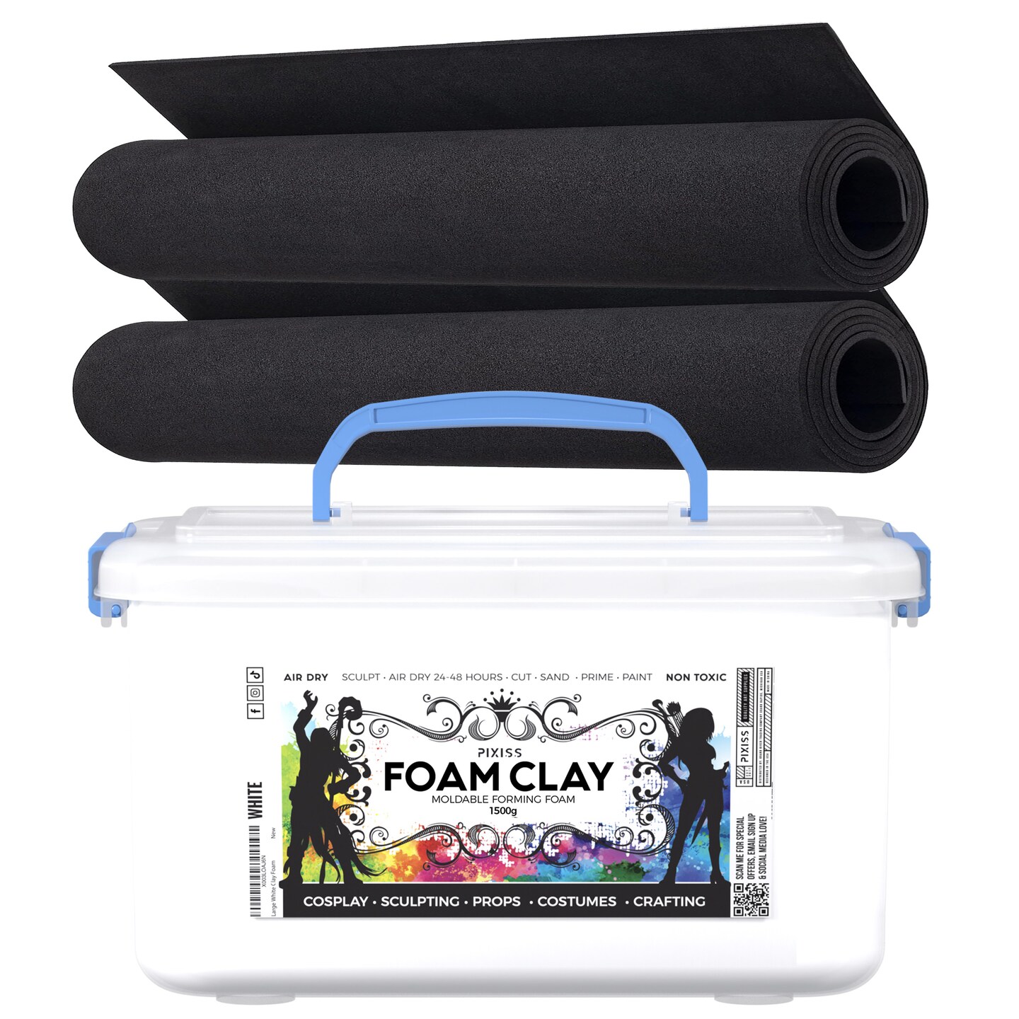Foam Modeling Clay For Sculpting EVA Foam 1500g Cosplay Foam