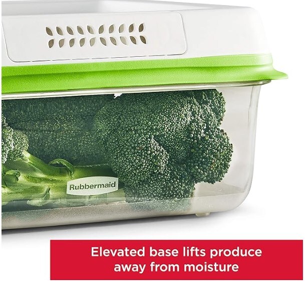 Clear FreshWorks Produce Saver, Medium and Large Storage Containers, 8-Piece Set