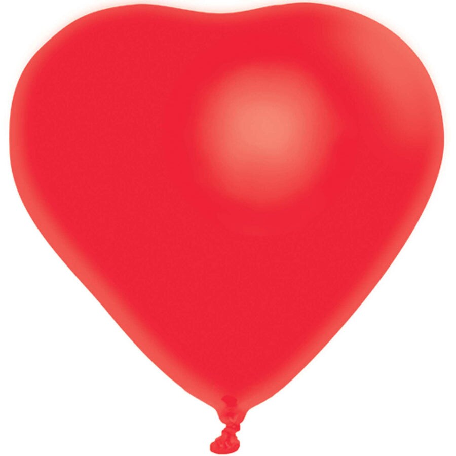 Heart-Shaped 12&#x22; Latex Balloons 6ct