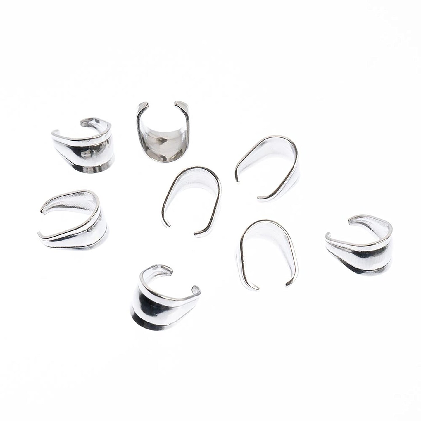 15mm Simple Pinch Bails, 4ct. by Bead Landing™