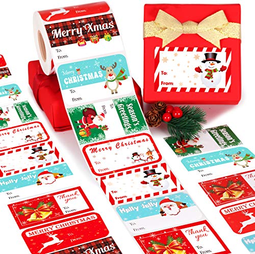 Koogel Christmas Hollow-Out Gift Tags,140 pcs Kraft Paper Tags