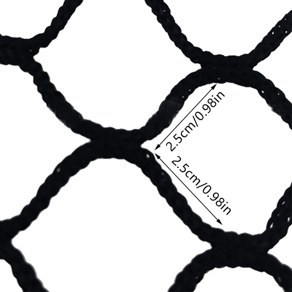 Kitcheniva Golf Practice Net Heavy-Duty Black Impact Netting Backyard