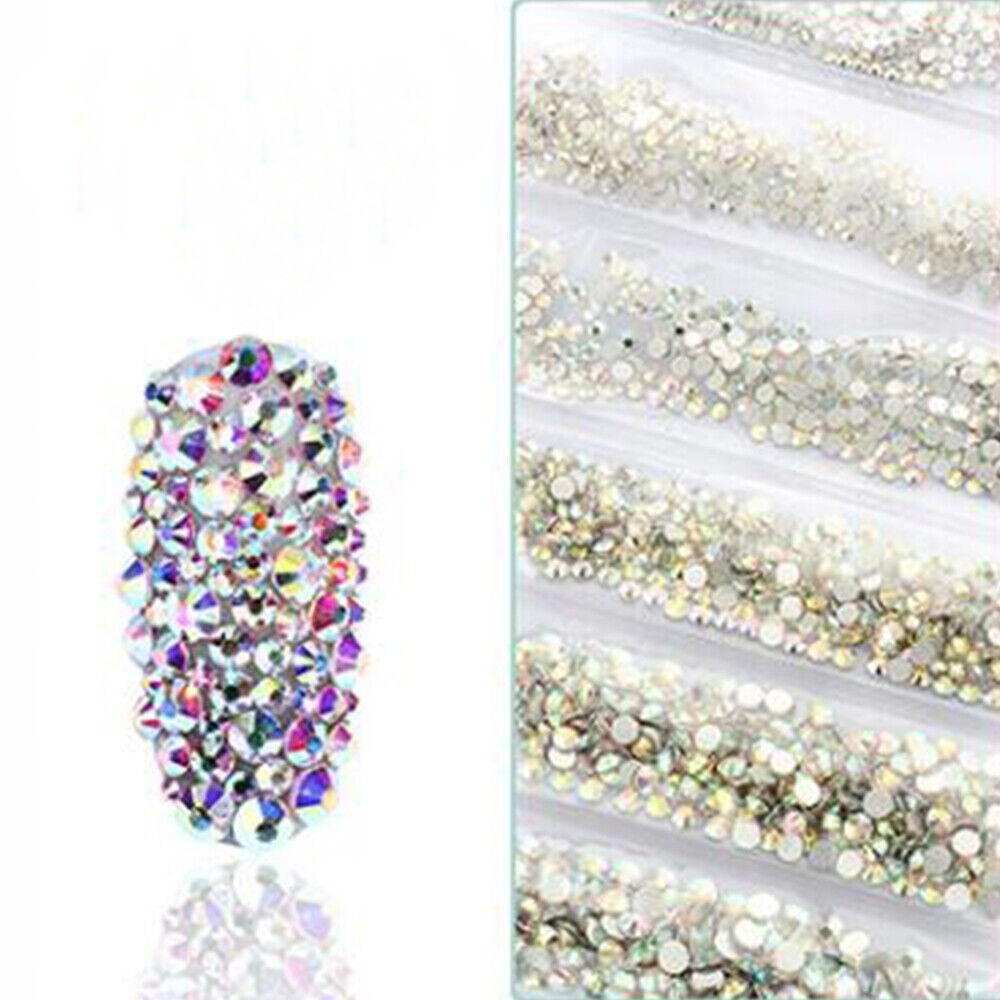 Kitcheniva Nail Art Rhinestones Glitter Crystal Gems