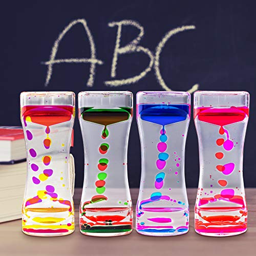 Liquid Motion Bubbler for Sensory Play, Fidget Toy, Children Activity, Desk Top, Assorted Colors (1 Piece)