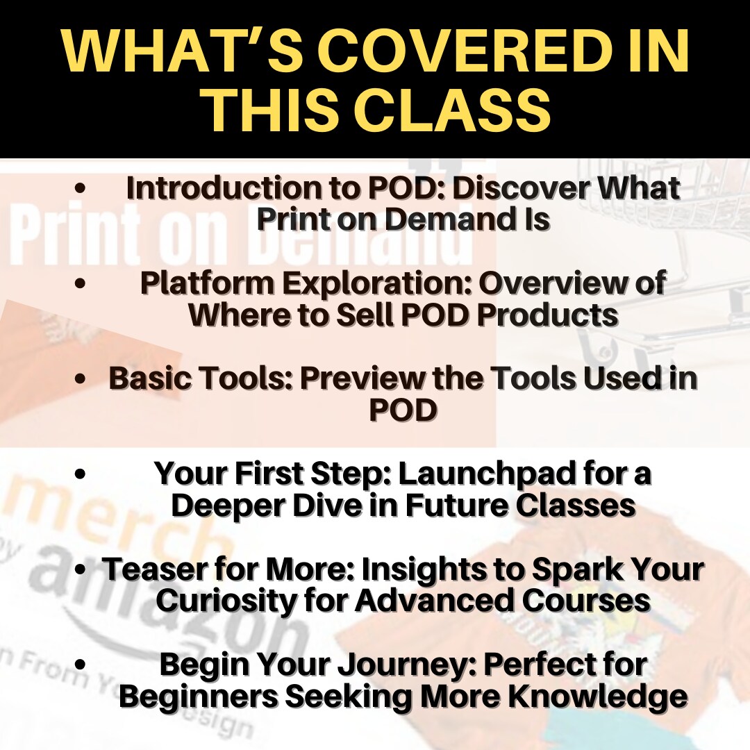 Start a Print On Demand Business | Passive Income