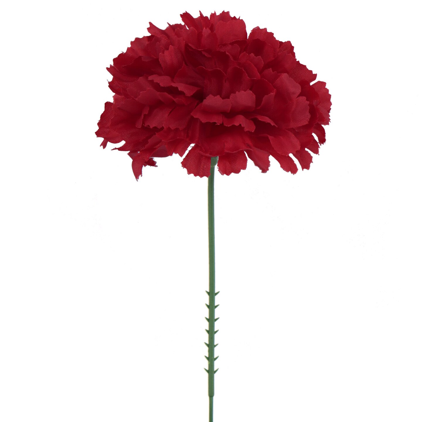 100-Pack: Burgundy Silk Carnation Flower Picks, Floral Home by Artificial Flowers