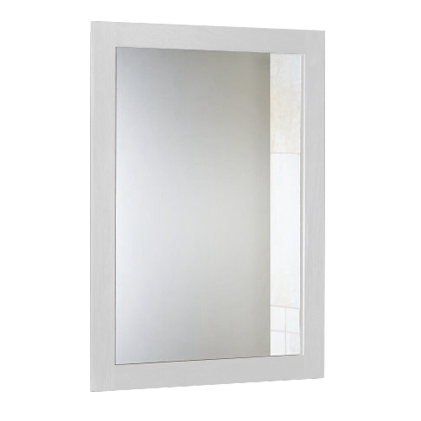 Modern Rectangle Wall-Mounted Bathroom Makeup Mirror with Frame