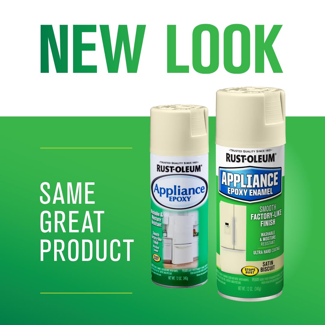 Rust-Oleum 210372 Specialty Appliance Epoxy Spray Paint, 12 oz, Biscuit