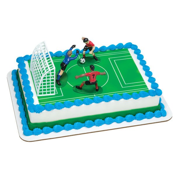 Soccer Kick Off DecoSet&#xAE; Cake Decoration