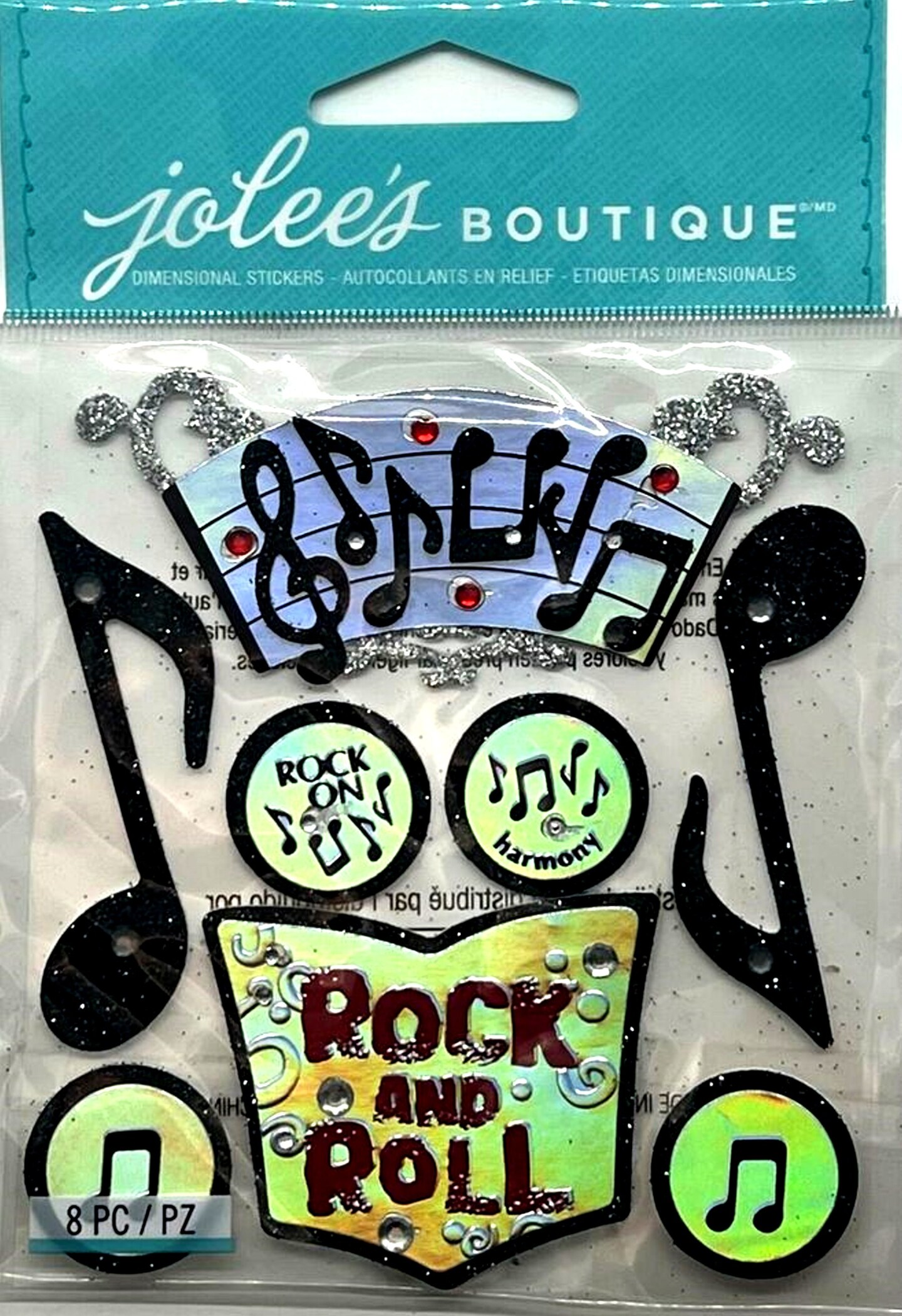 Jolee&#x27;s Boutique Music Dimensional Stickers