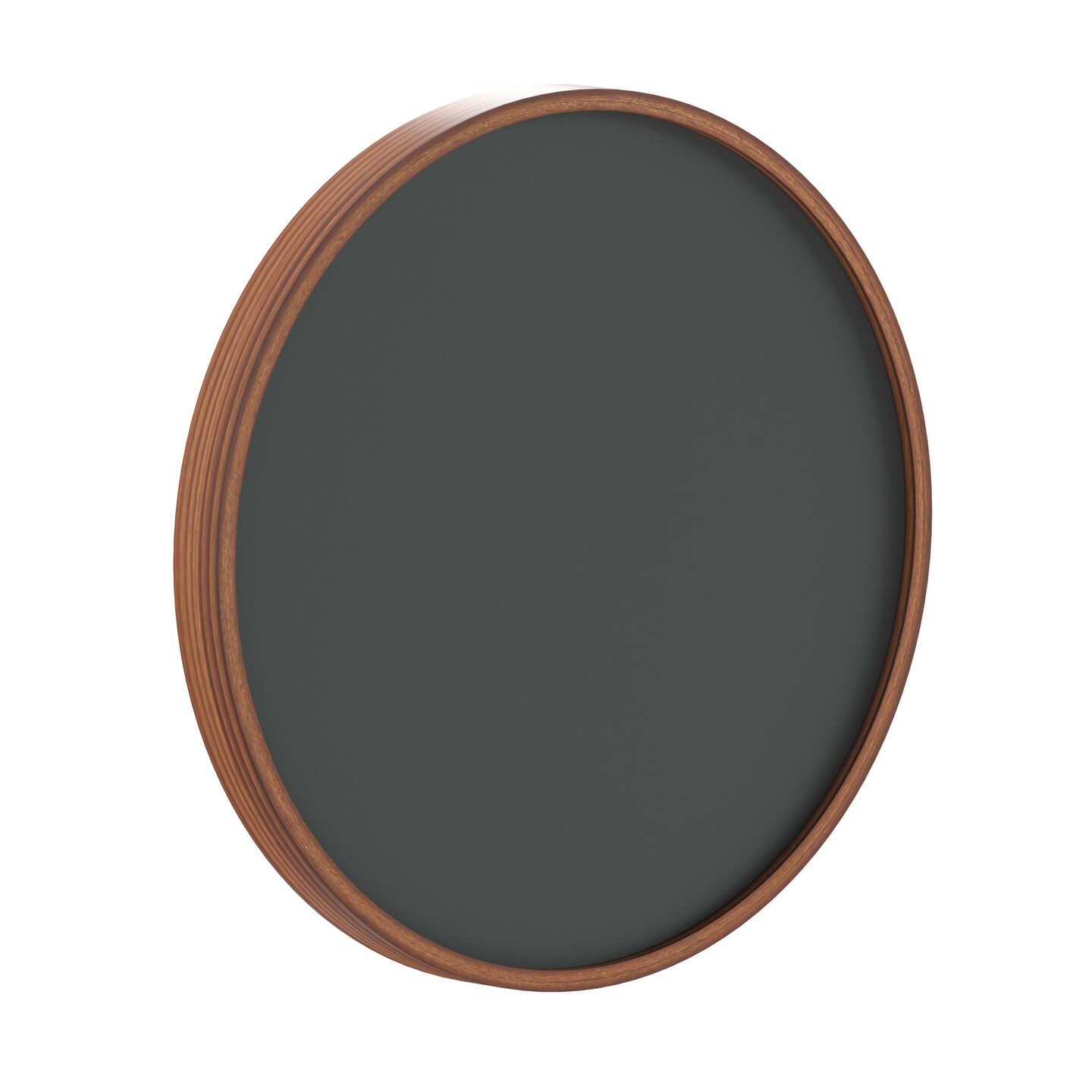 HBCY Creations Round Wood Framed Wall Mounted Magnetic Chalkboards with Eraser and Chalk