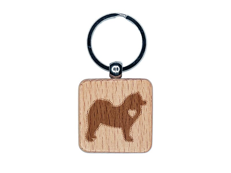 Samoyed keychain on sale