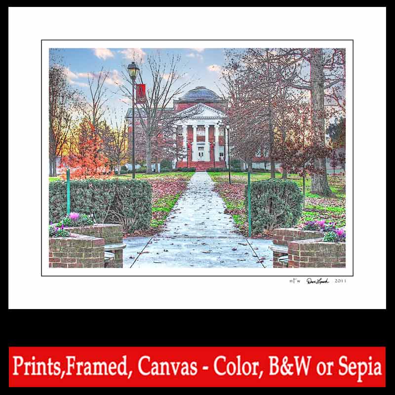 University of Virginia, campus, canvas, painting, offers art, canvas print