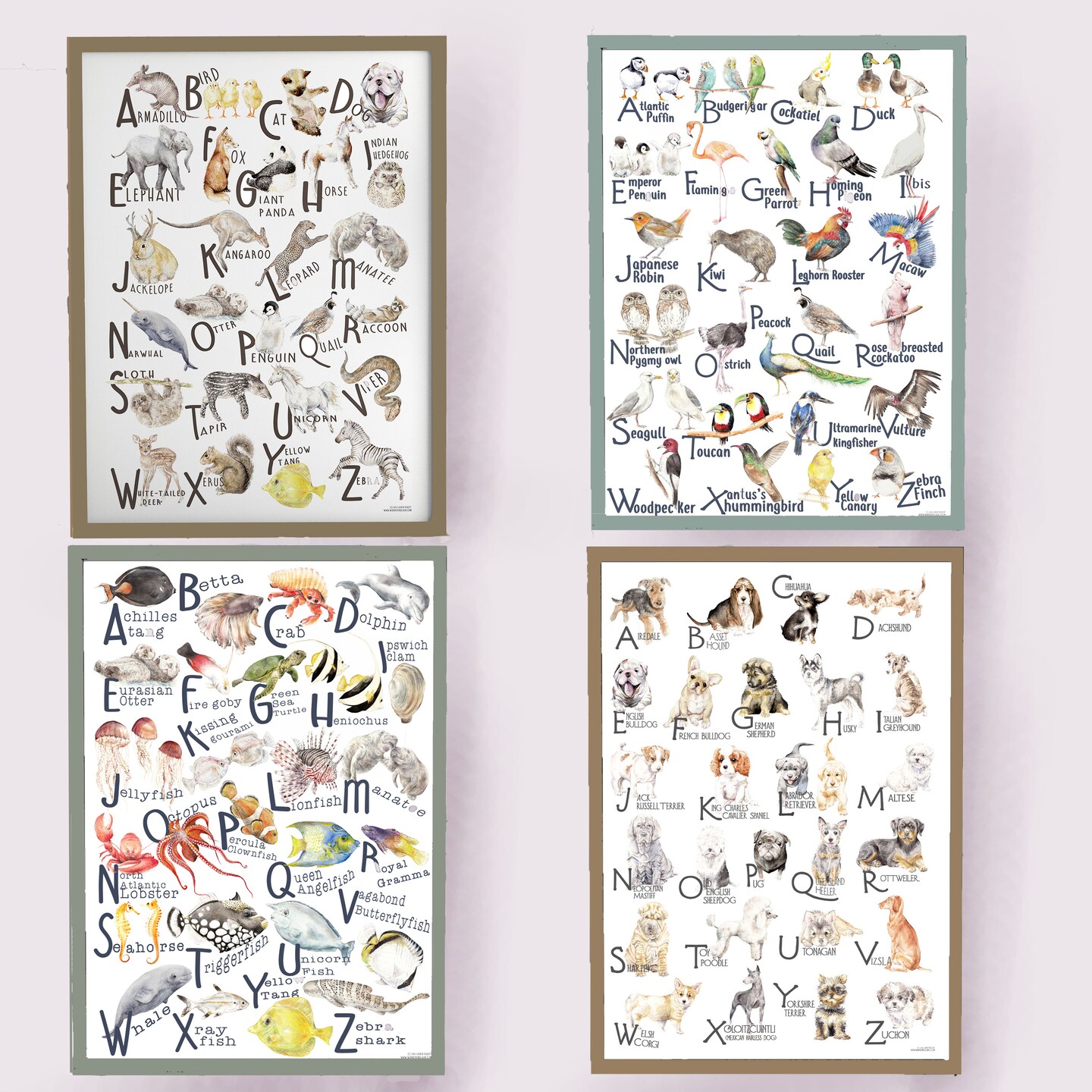 ABC Dogs Alphabet Poster | MakerPlace by Michaels