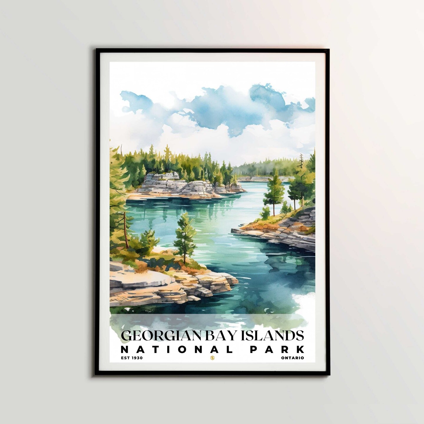 Georgian Bay Islands National Park Poster, Travel Print, Office Poster, Home Decor | S4