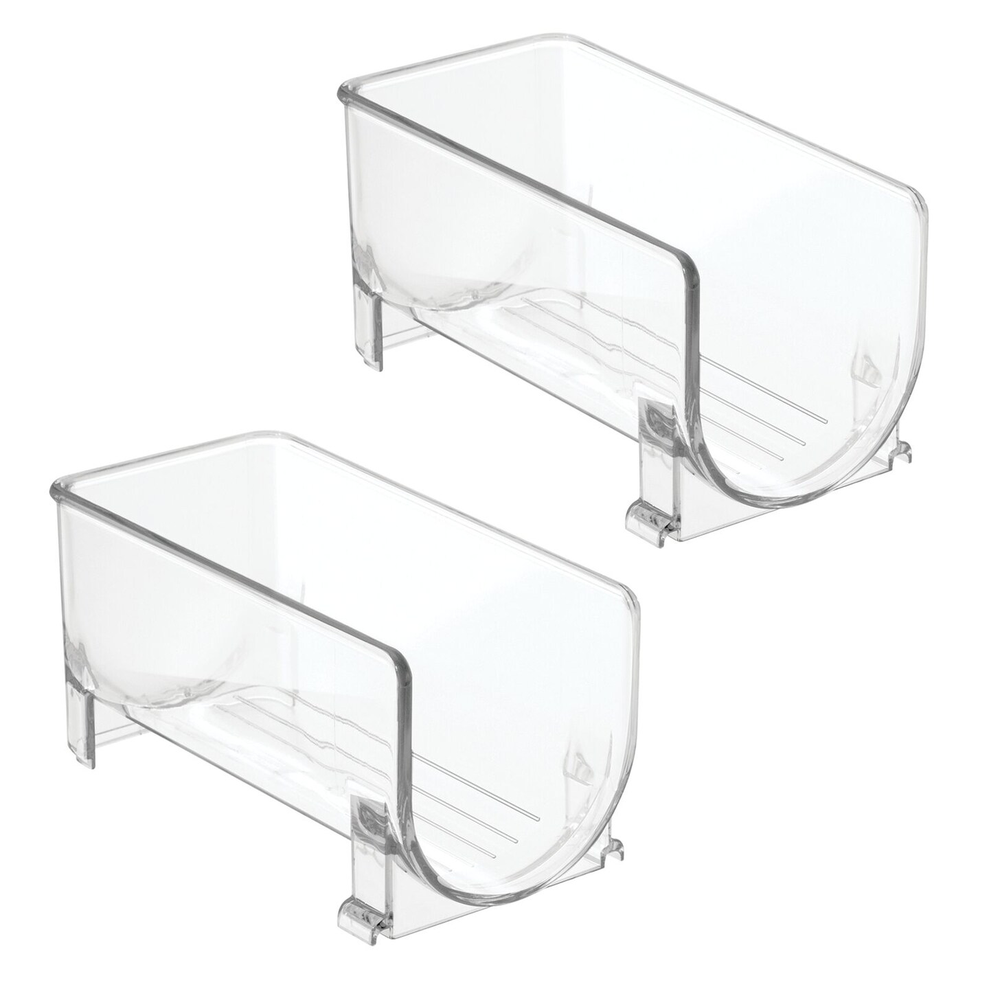 mDesign Wine Rack, Water Bottle Storage Organizer Holder, Stackable