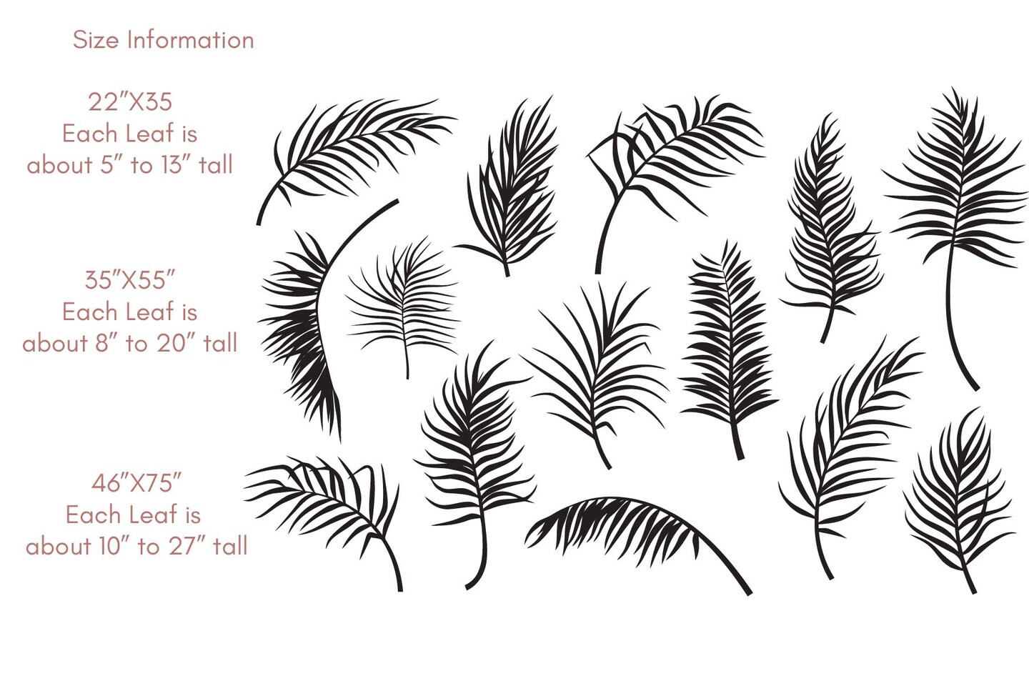 TROPICAL LEAVES STENCIL. Create a Beautiful Feature Wall With Our Tropical  Leaf Stencil, and Easy-to-use Botanical Design. 