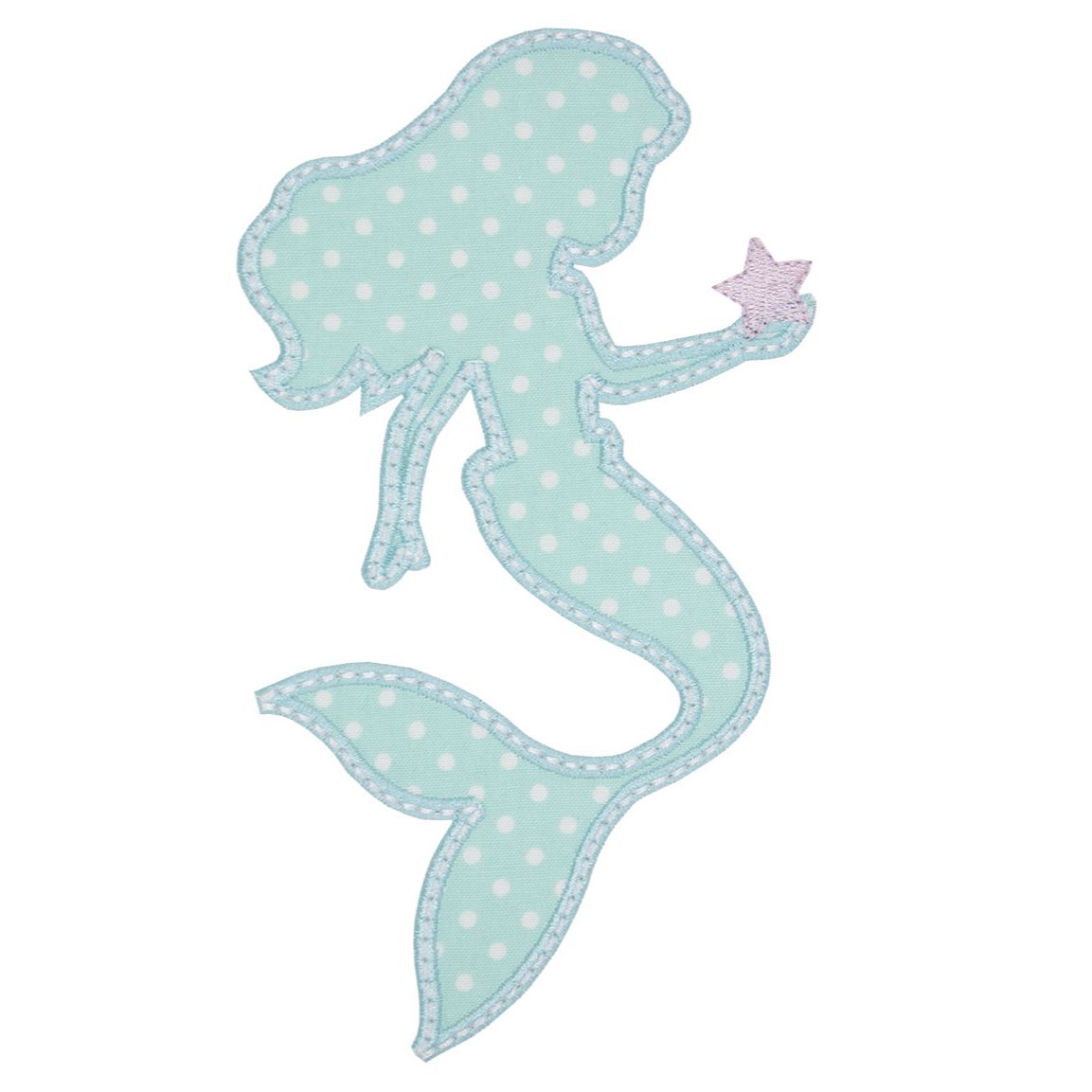 Patch Ricamata A Sirena Da Stirare/cucire – 5,7x9,8 Cm – Per Abbigliamento, Jeans, Borse, Giacche - 2