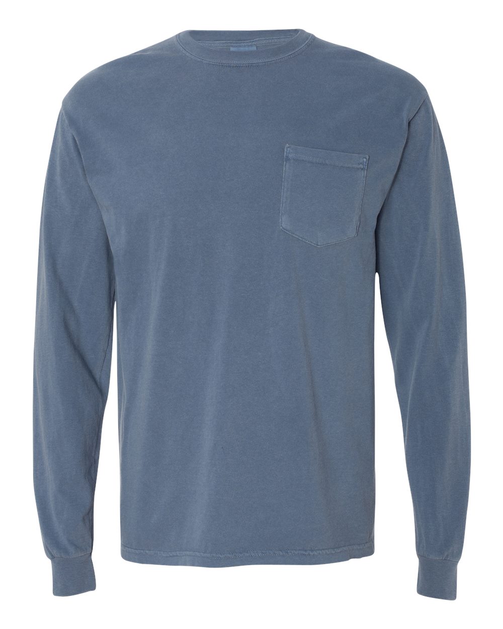 Comfort Colors® Garment Dyed Heavyweight Long Sleeve Pocket T-Shirt