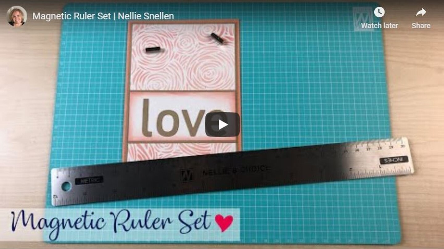 Nellie&#x27;s Choice Magnetic Ruler set