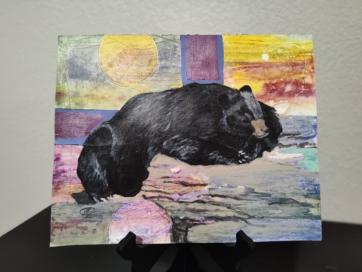 Original Bear selling Acrylic Painting