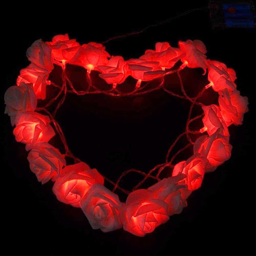 Red Rose Fairy Lights