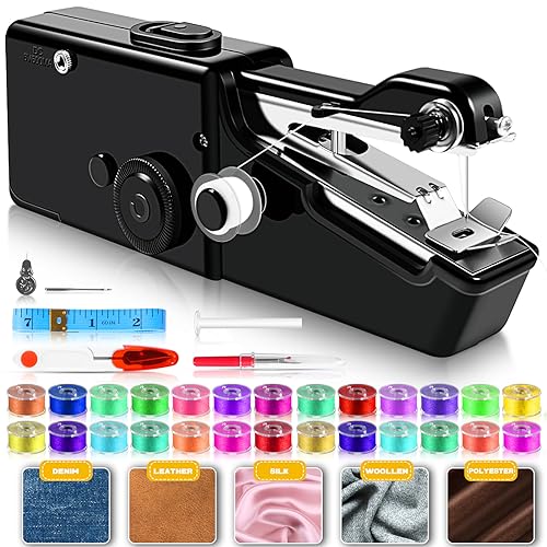 User-Friendly Cordless Handheld Sewing Machine for Beginners, Mini Sewing  Machine with Accessories Kit, Portable Sewing Machine for A Variety of  Fabrics, Clothes Repair Easy A Must-Have for Home DIY