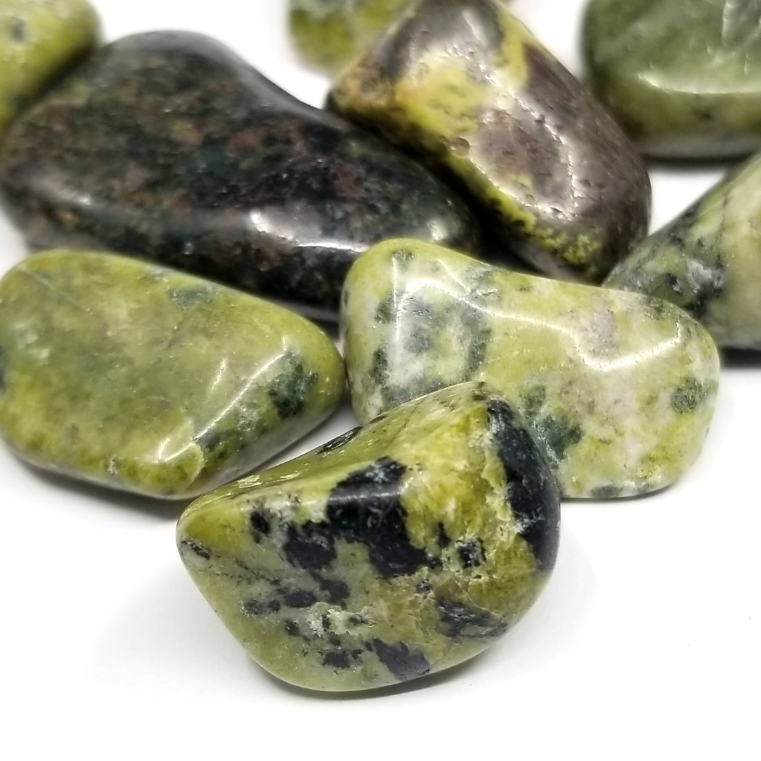 Nephrite Jade Tumbled Stones | 1 lb, 3 lb, 5 lb Bulk Options | A-Grade Crystal Gemstones | Delivery on Us | Extra Gift Included product 3