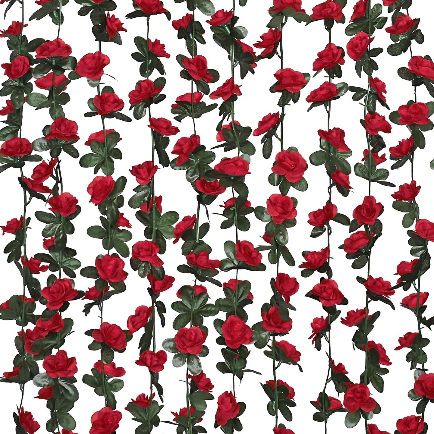 41 ft. Decorative Flower Garland Rose Vines 5 packs Michaels