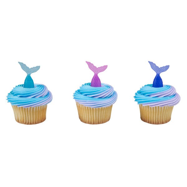 Mermaid Tail DecoPics&#xAE; Cupcake Decoration, 12ct