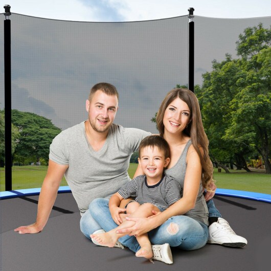 Trampoline Safety Enclosure Net Replacement Foldable Durable Weather-Resistant