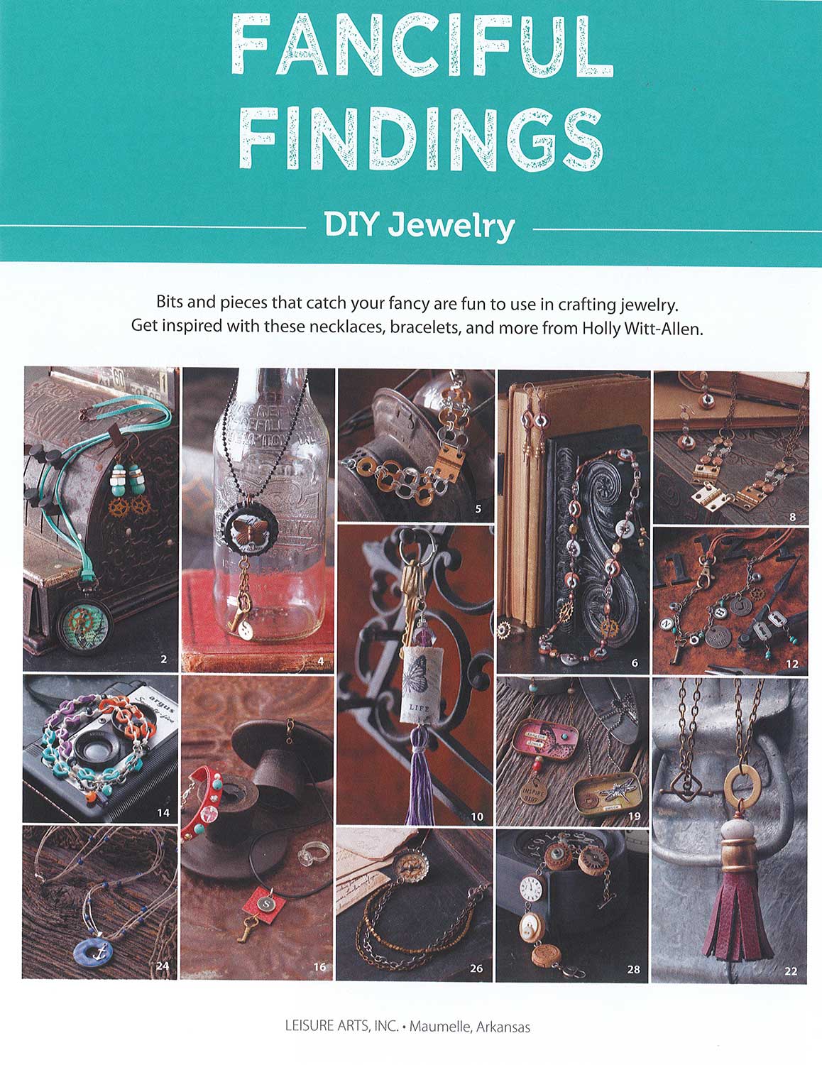 Leisure Arts Fanciful Findings Crafting Book
