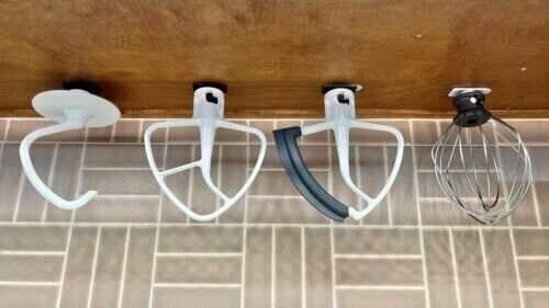 4 Pack Attachment Holder Organizer Hanger For Kitchen Aid Mixer - Made in  USA