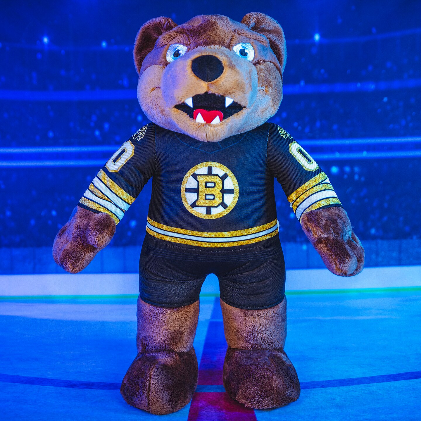 Boston Bruins Blades 100th Anniversary 20" Mascot Jumbo Plush Figure (Black Uniform)