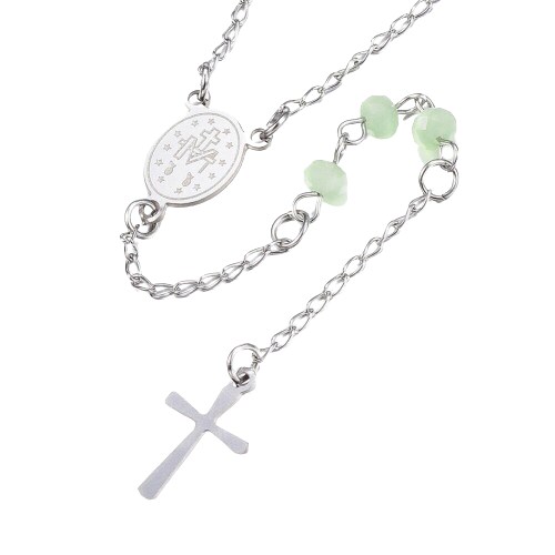 ✦ 3PC Men's Black Pearl Stainless Steel Cross Onyx Beaded Necklace Bundl… |  Necklace, Beaded necklace, Onyx bead