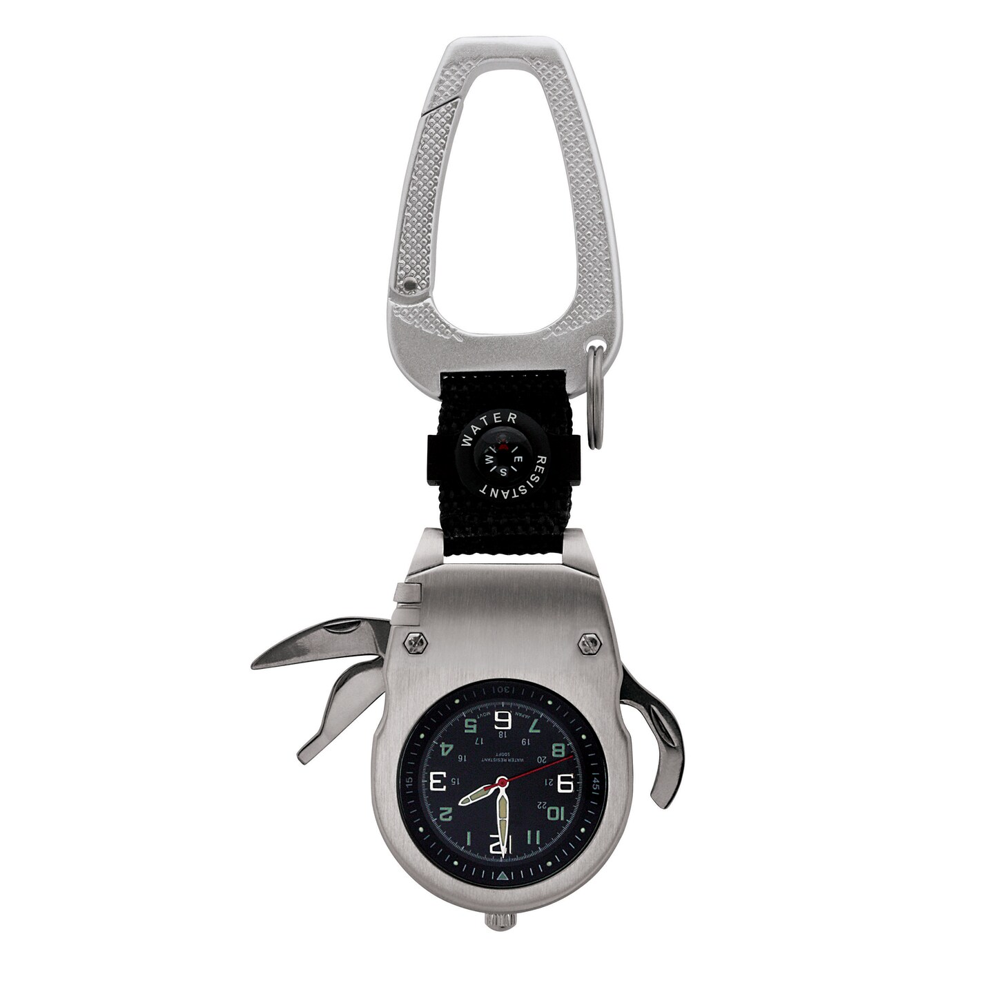 JFK Bicentennial Half Dollar Coin Multi-Tool Pocket Watch Compass