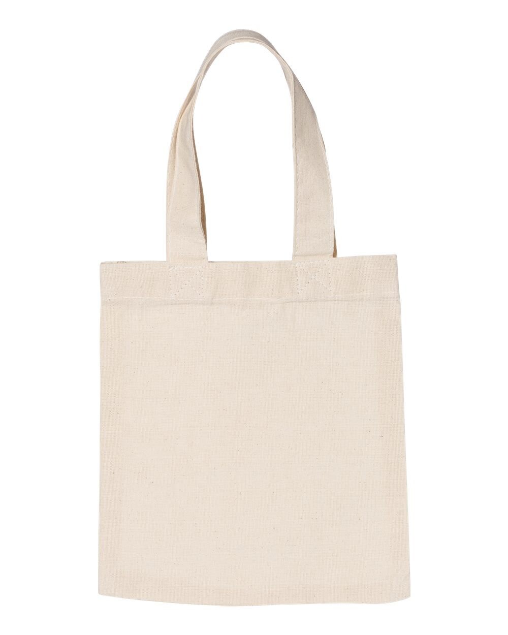 Small Canvas Tote for Marketing Ease | 6 Oz./lyd, 100% Cotton Canvas, 13" Self-Fabric Handles | MINA®