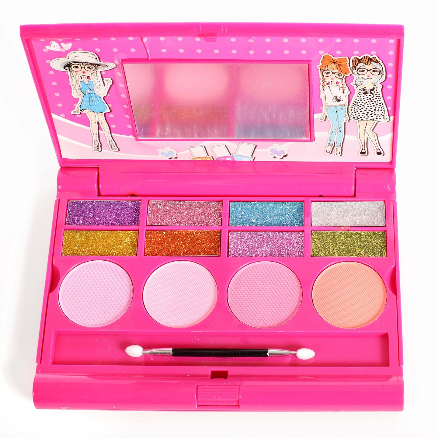 Princess Girl&#x27;s All-In-One Deluxe Makeup Palette With Mirror