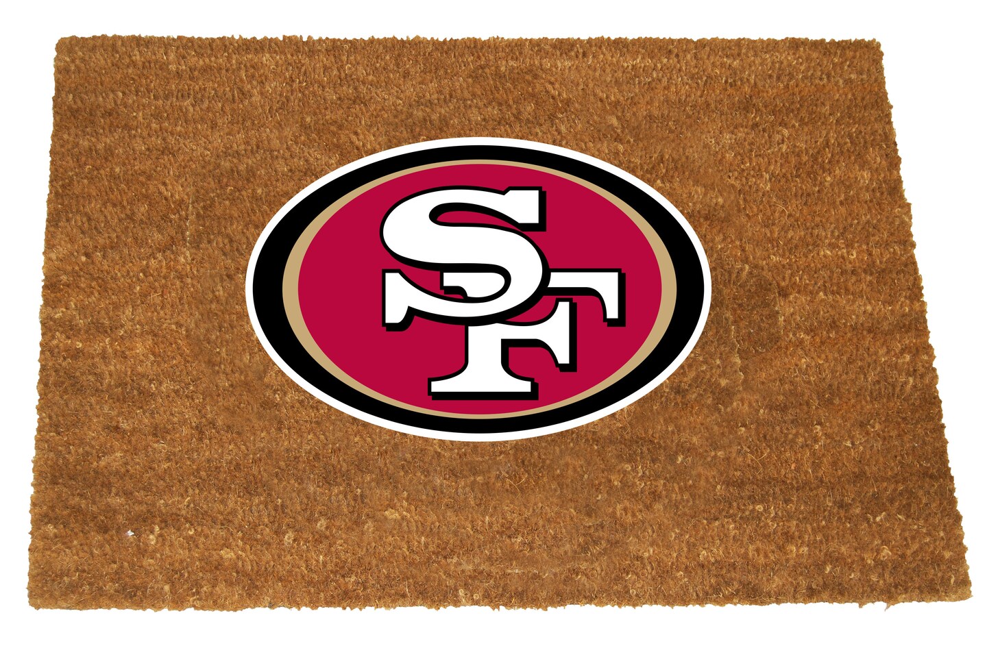 The Memory Company NFL San Francisco 49ers Rectangular Coir Door Mat 29.5&#x22; x 19.5&#x22;