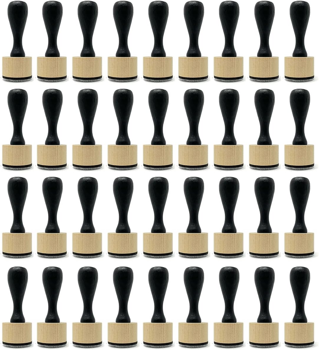 Mini Ink Blending Tools Bulk (36 Pack) Round for Stamp Ink Distressing, Blending, Alcohol Ink, Dabber Tool Applicator and More