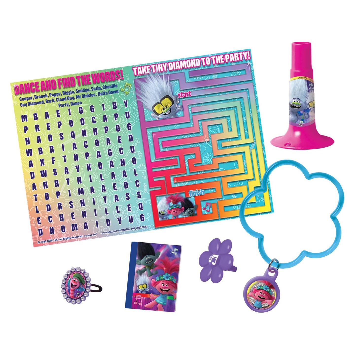 Trolls World Tour 48pc Favors Pack