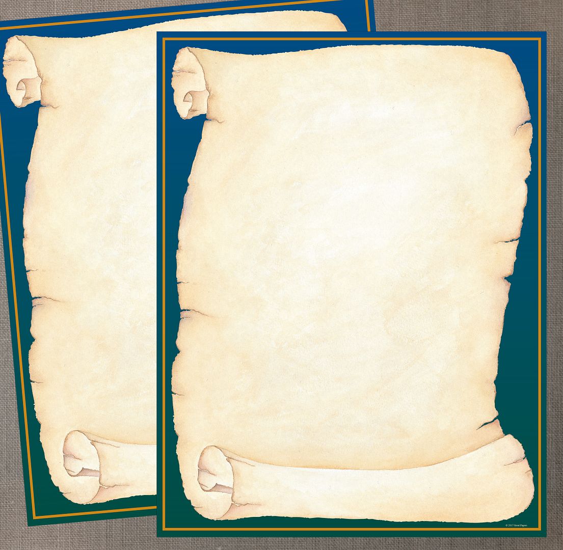 Great Papers! Scroll Stationery Letterhead, Invitations and Announcements, Printer Friendly, 8.5"x11", 80 Pack