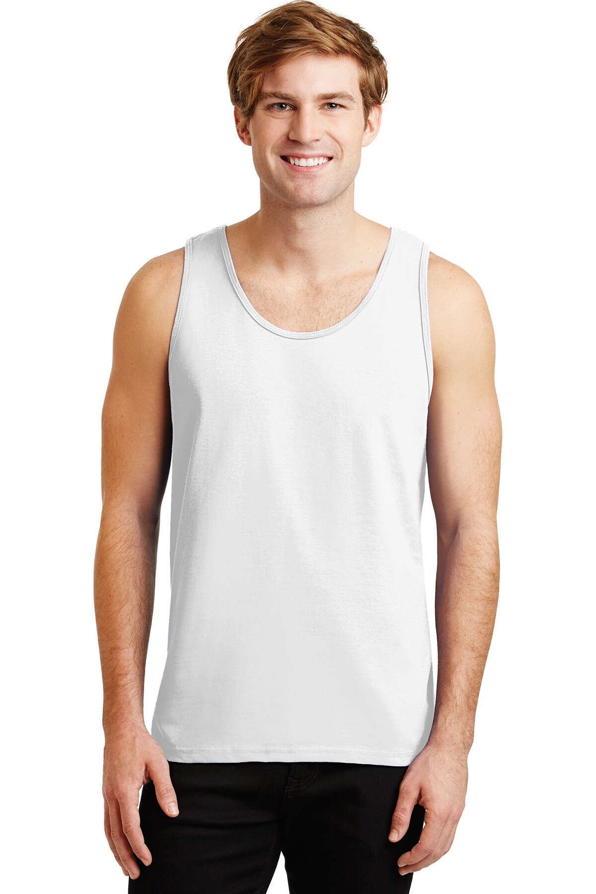 Gildan Ultra Cotton Scoop Neck Tank Top 2200 – Sleeveless Basic Tee for Summer Wear