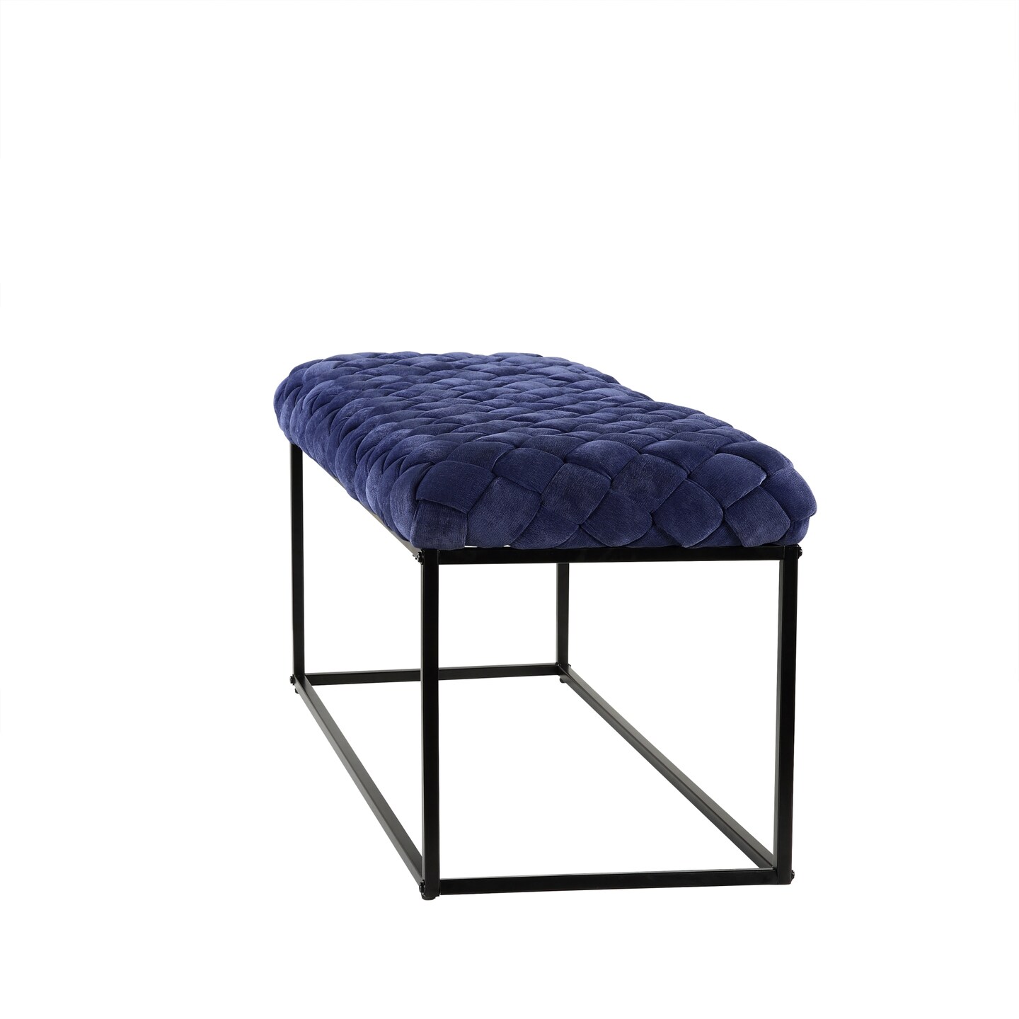 Mariana Velvet Woven Texture Bench