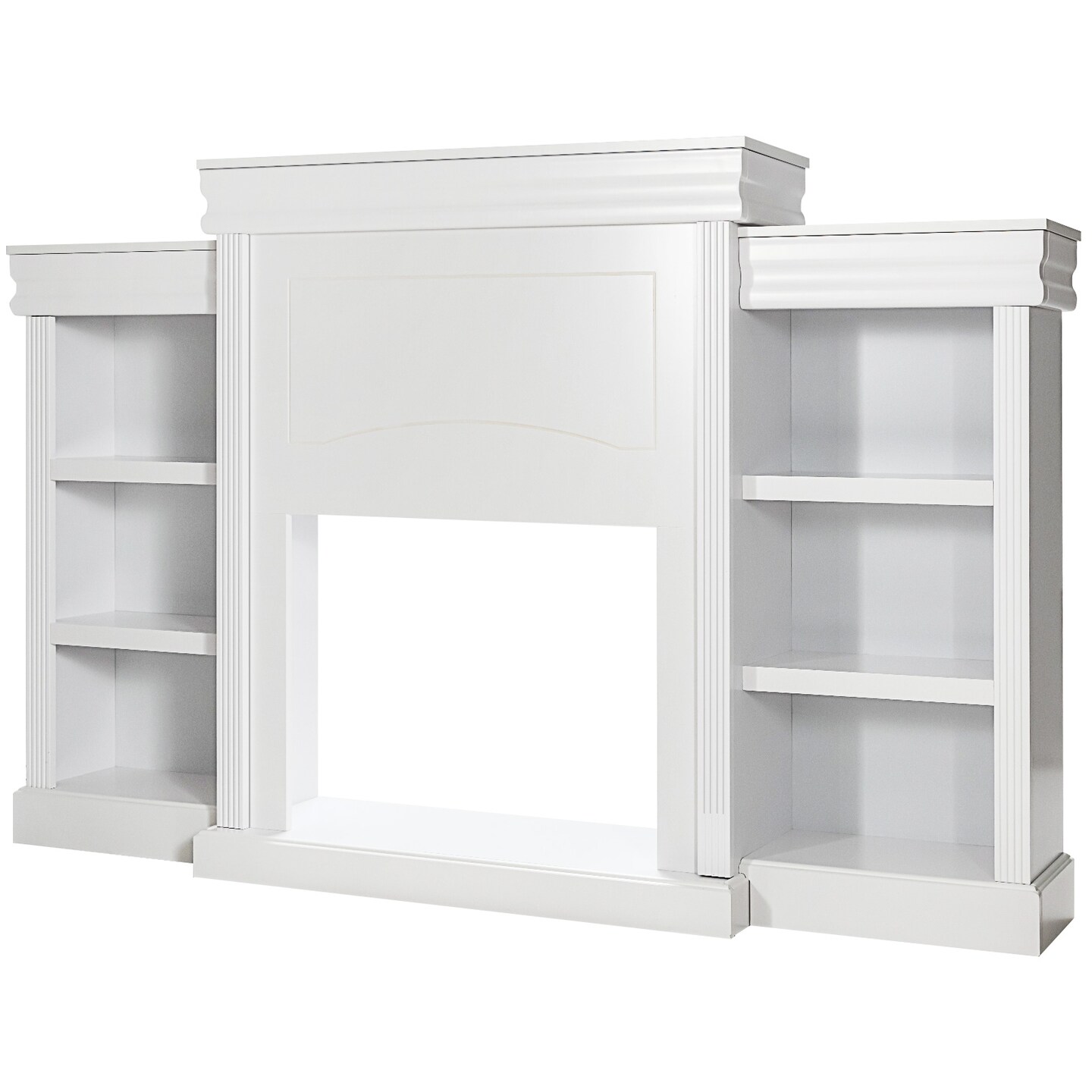 70 Inch Modern Entertainment Center with Bookcase (Only TV stand)
