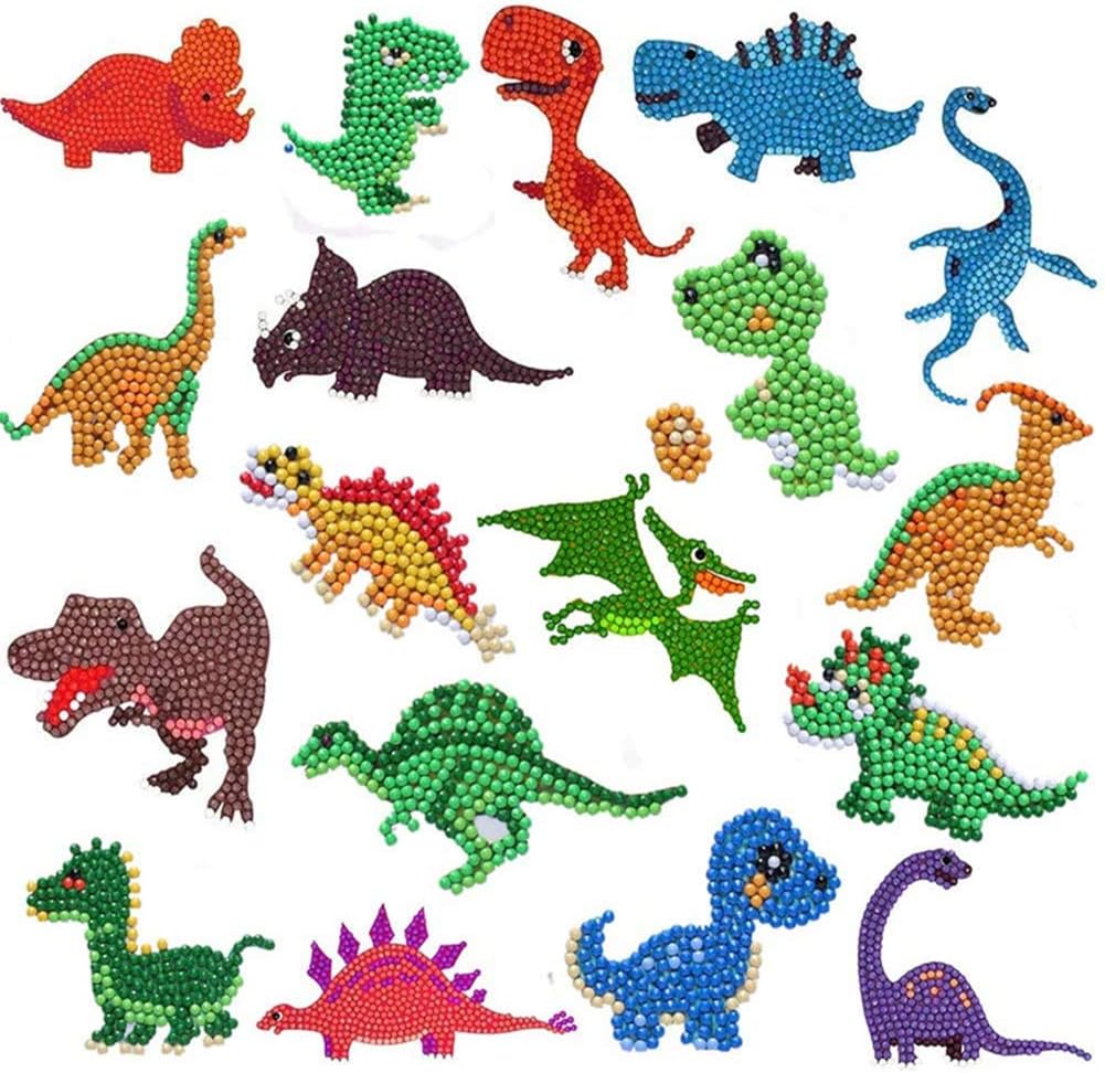 Creative 5D Diamond Painting Stickers Kits for Kids 42 pcs