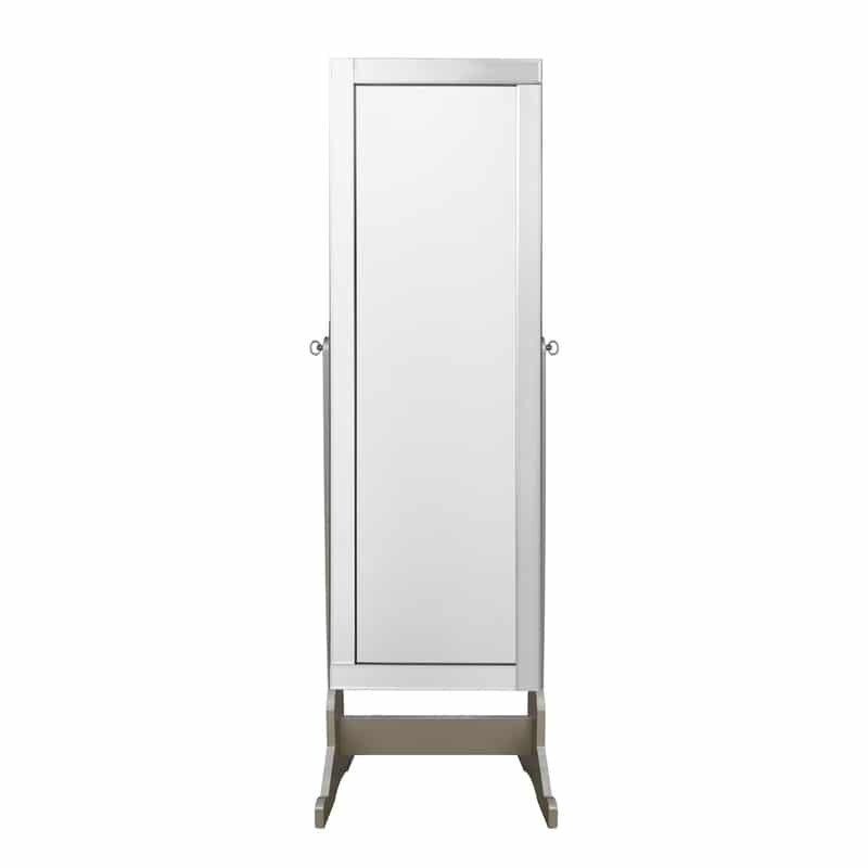 Adele Cheval Floor Mirror Jewelry Armoire with LED Lights