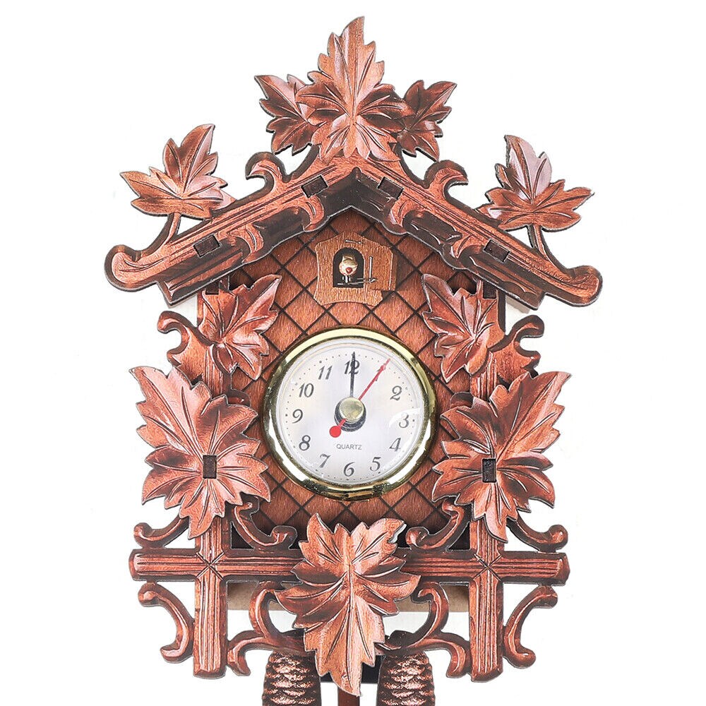 Vintage Wooden Hanging Clock