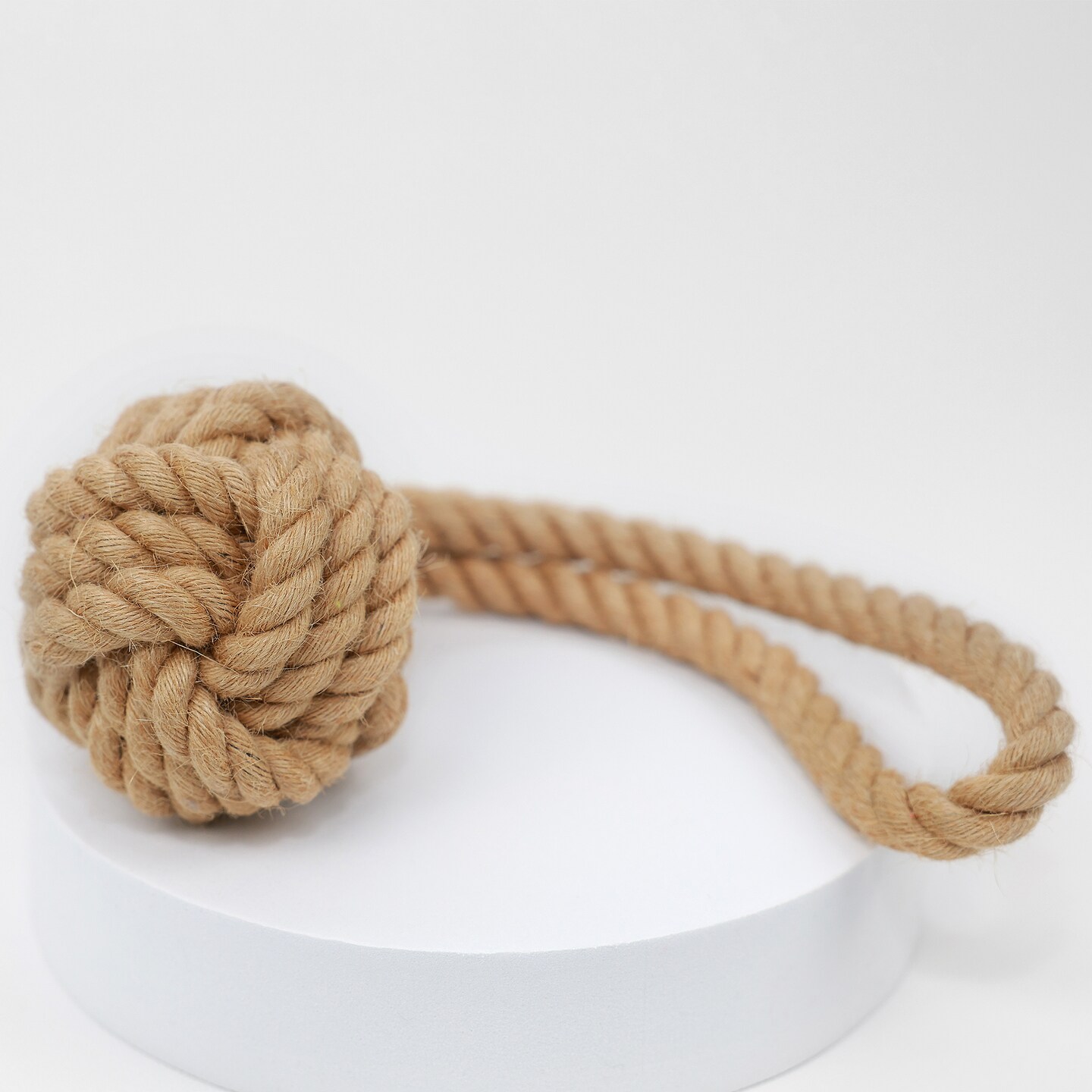 Natural Hemp Tug Rope Ball | MakerPlace by Michaels